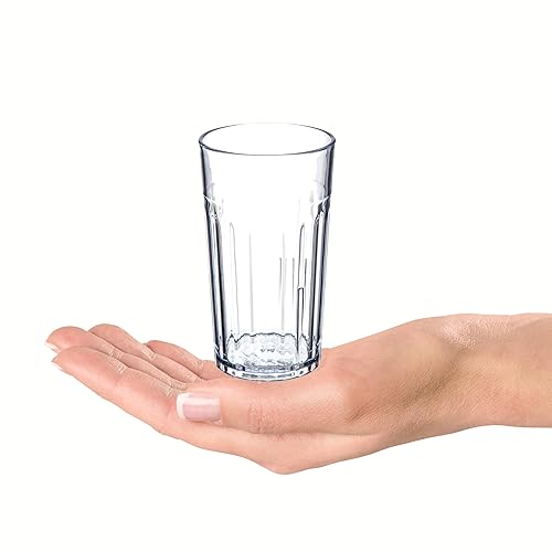 Carlisle FoodService Products Vaso de plástico Bistro para restaurantes, catering, cocinas, plástico, 4.2 onzas, transparente (paquete de 144)