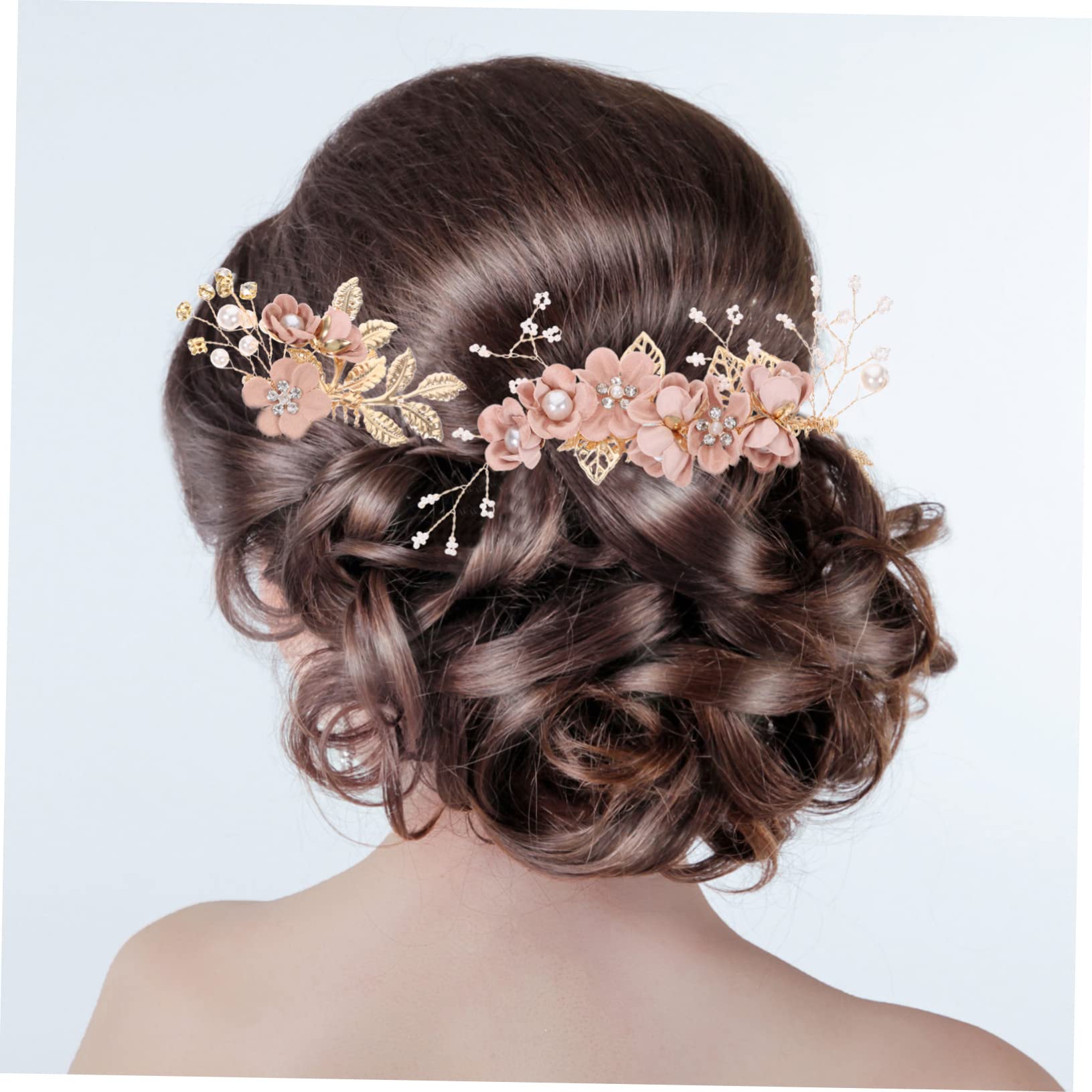 DOITOOL 16stücke Teiliges Goldene Haarschmuck Für Bräute Elegante Blumen-haarspangen Für Hochzeiten Brautfrisuren Oder Besondere Anlässe