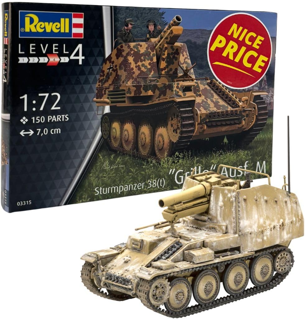 03315 Sturmpanzer 38(t) Grille Ausf. M 1:72 Scale Unbuilt/Unpainted Plastic Model Kit