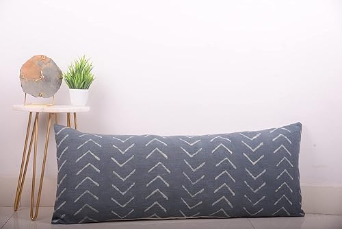 Miniatura 3 de Trade Star Funda de almohada 100% algodón con cuerpo lumbar oblongo, rústico, rústico, ropa de cama de verano, fundas de almohada para respaldo