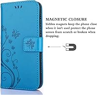 Vista 6 de Funda para iPhone 11 Pro Max para mujer, funda para iPhone 11 Pro Max con tarjetero y soporte de cuero magnético, funda compatible con iPhone 11 Pro