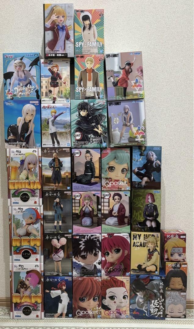 Amazon.co.jp: フィギュア まとめ売り 32セット 鬼滅 幽遊白書 ミク 他 