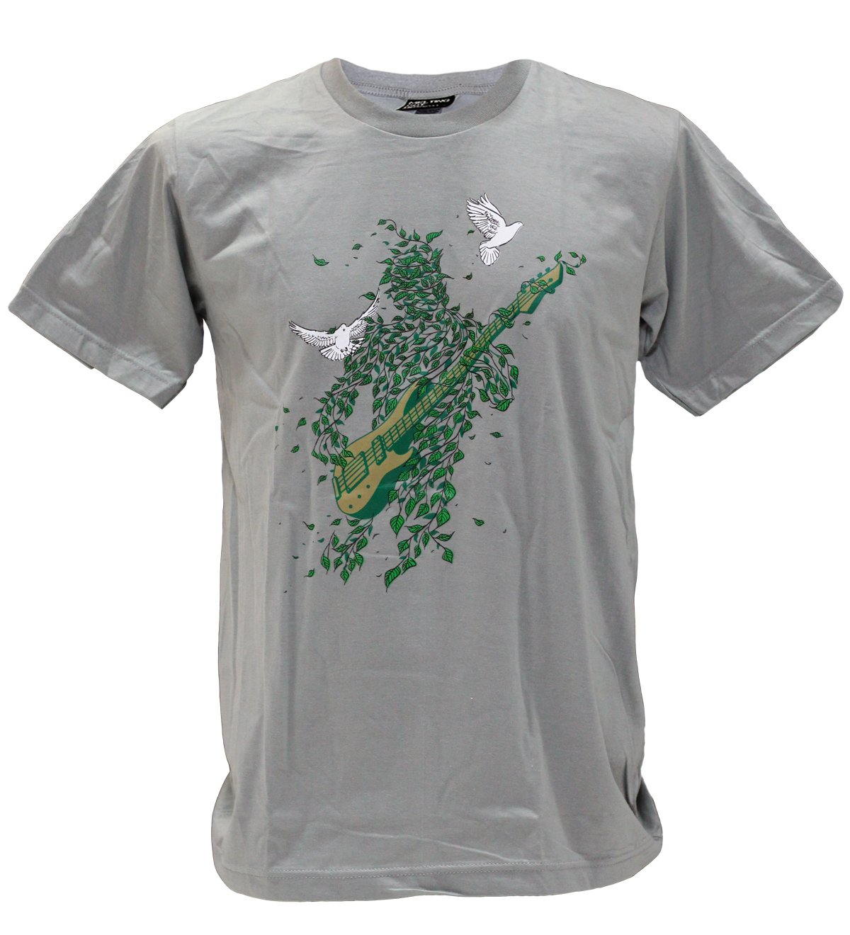 Nature Love Acoustic Music Guitar Player Lead Cool Musician Man T-Shirt