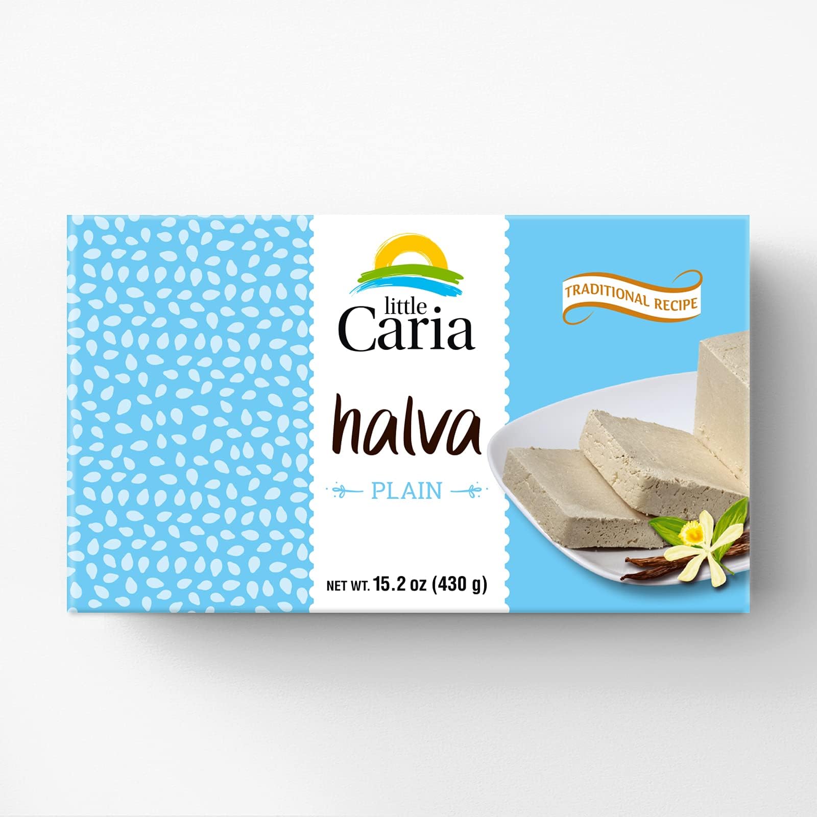 Little Caria Traditional Halvah Plain 15.2 ounces