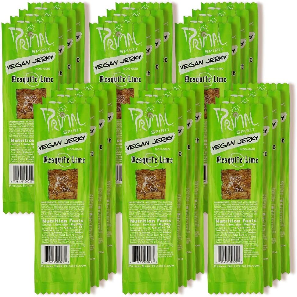 Mesquite Lime Meatless Vegan Jerky - 24 Pack