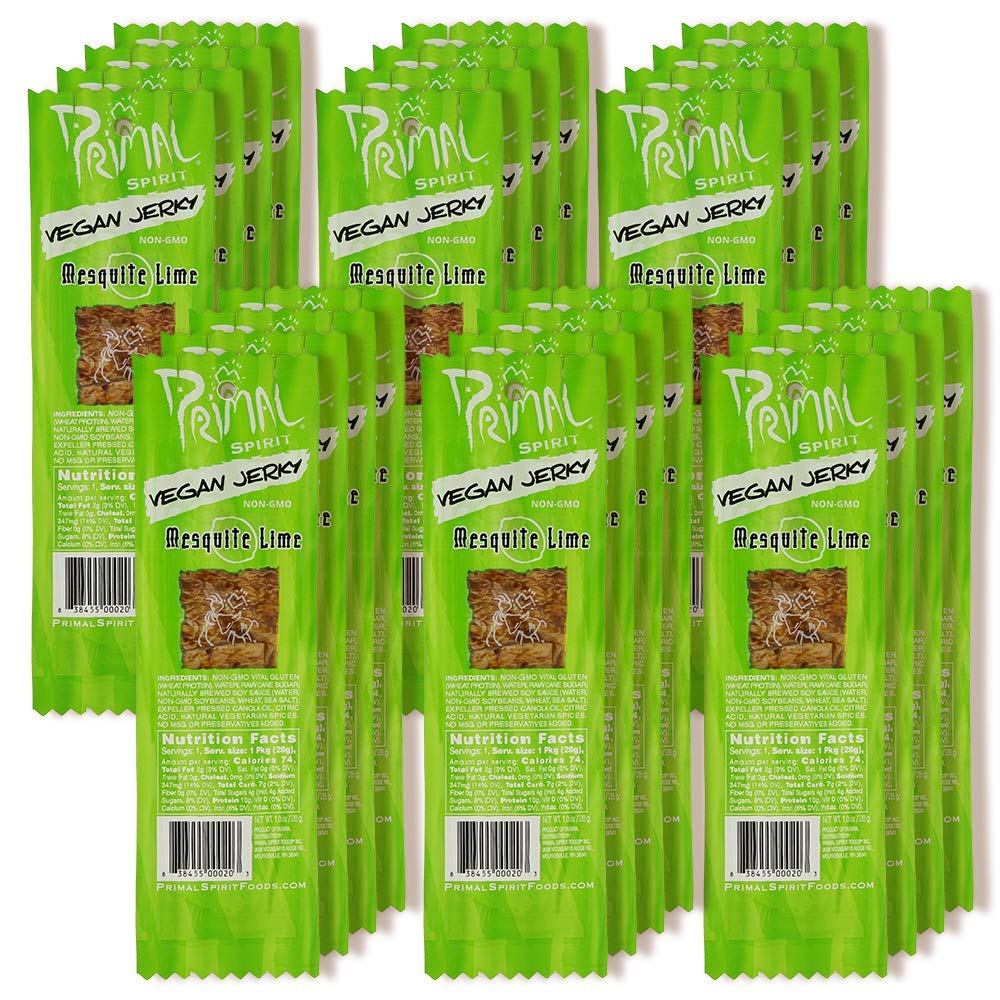 Mesquite Lime Meatless Vegan Jerky - 24 Pack