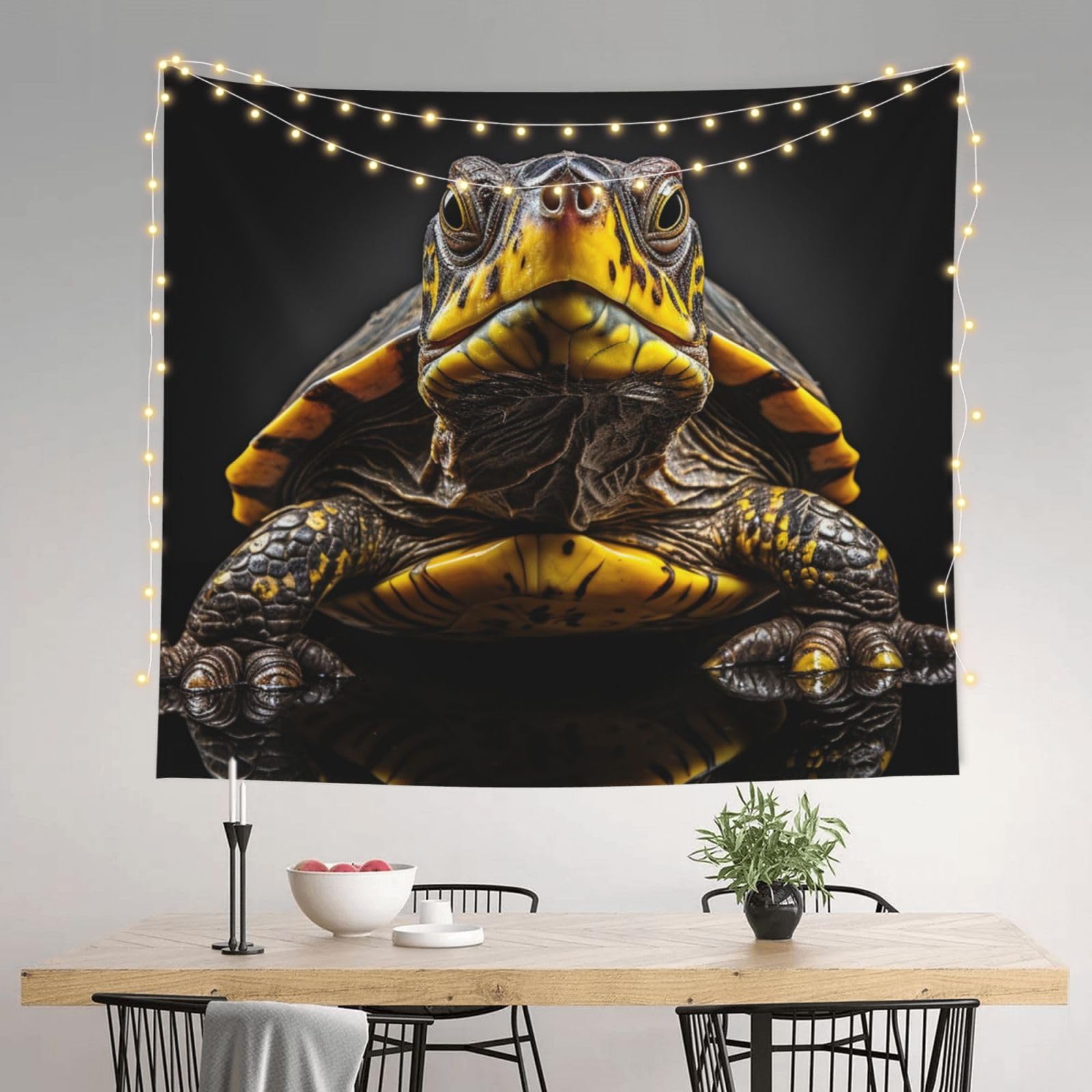LXCNQFN Tapestry 130 W X 152 L CM Wall Hanging for Living Room Turtle Tapestry Modern Wall Art Wall Blanket Aesthetic Tapestrys Indoor Outdoor Tapestries for Bedroom Dorm