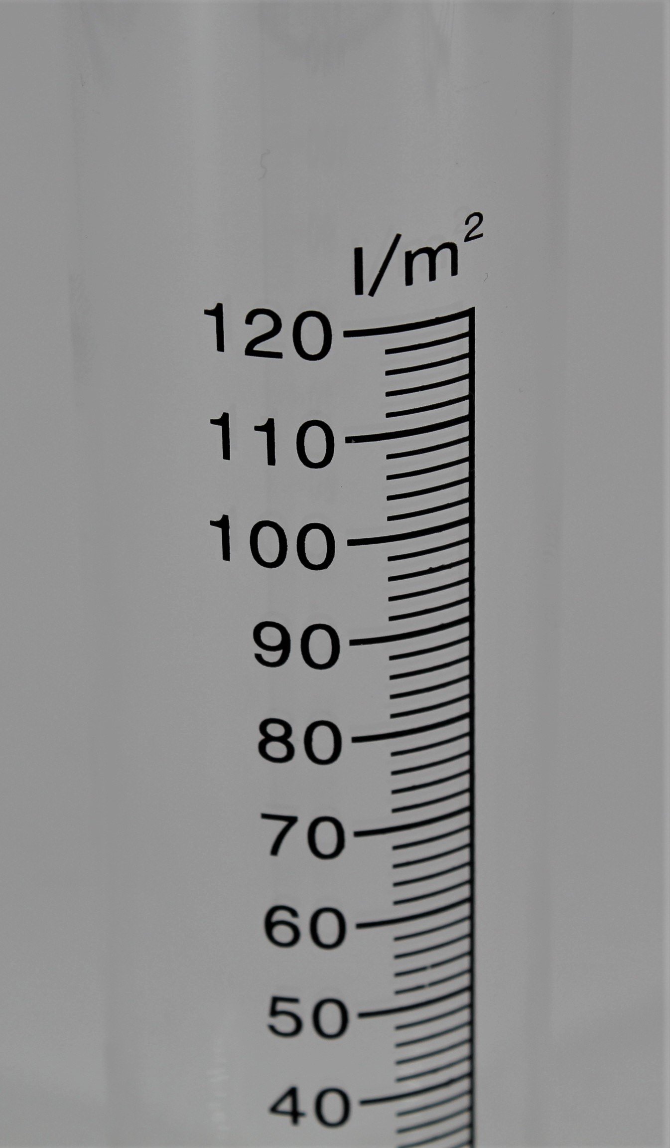 Wymienne szkło deszczomierz prawdziwe szkło 15 cm