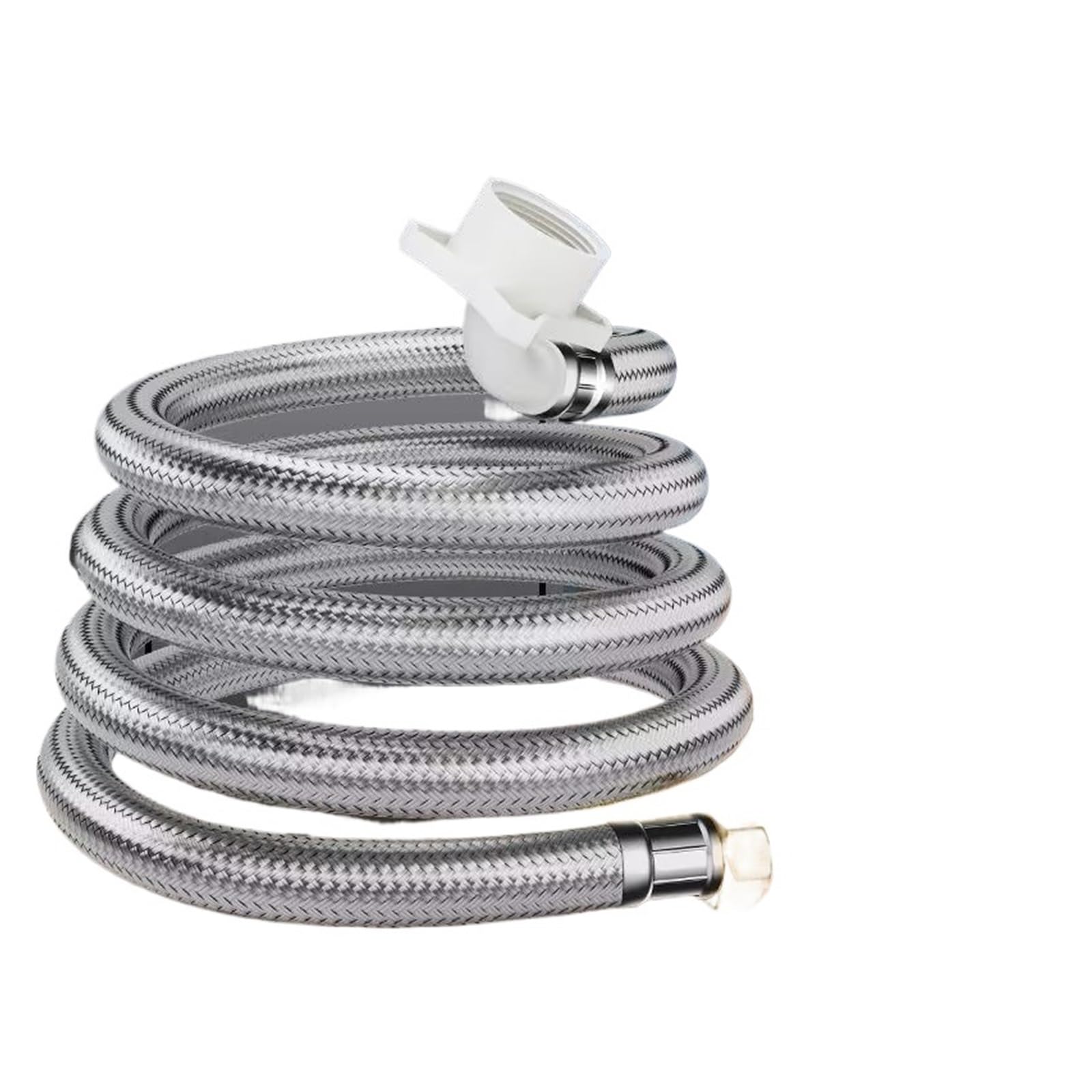 Accesorios for lavadora Lavadora completamente automática Extensión de manguera de entrada de agua Conector de manguera de entrada de acero inoxidable engrosado | 3.5 meter