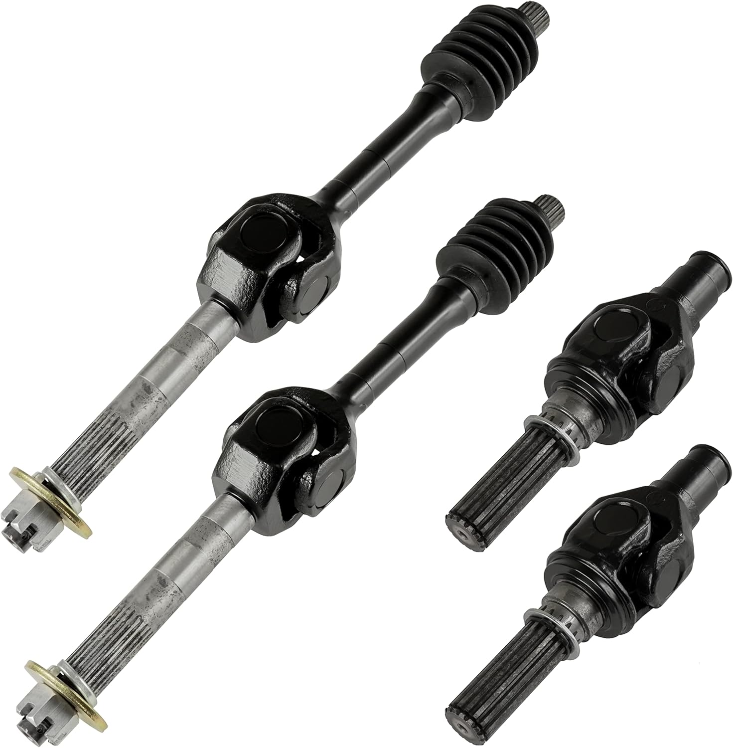 Caltric 2 Rear Axle Drive Shaft Complete Outer Inner Compatible with Kawasaki 39158-1096 - 39158-110