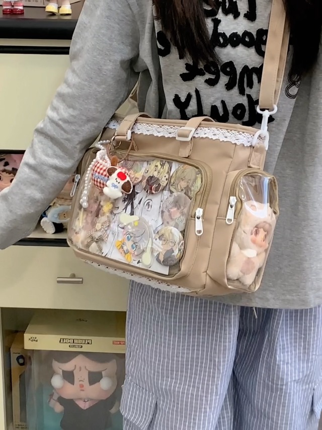 Bolso Tote Crossbody Ita con exhibidor transparente miniatura 7