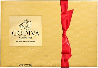 GODIVA Belgium Goldmark Assorted Chocolates 10.9 oz - Premium Luxury Box, 4.4/5 Stars from 4K+ Reviews