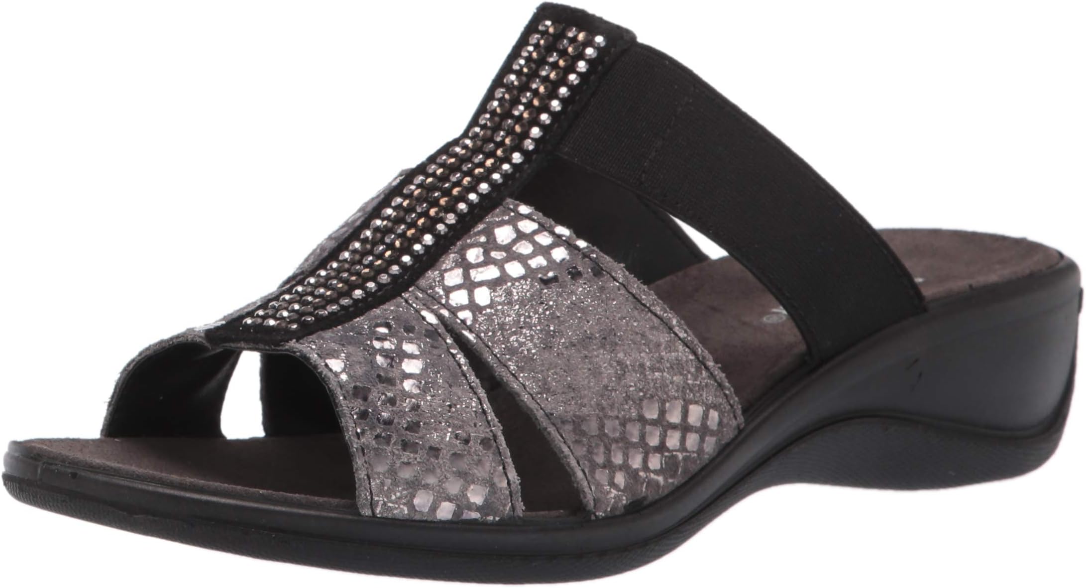 SALAMANDERWomen's Wedge Sandal, Black