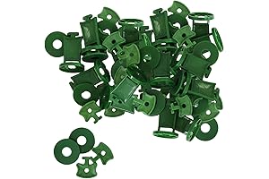 Greenhouse Bubble Wrap Insulation: 100 Sets of Twist Clips, Washers, and Extenders