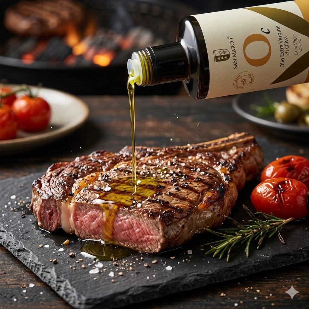 San Marco - Olio Extravergine di Oliva 100% Italiano - Estratto a Freddo - Olio EVO di Categoria Superiore Monocultivar Coratina – Bag in box da 3 litri