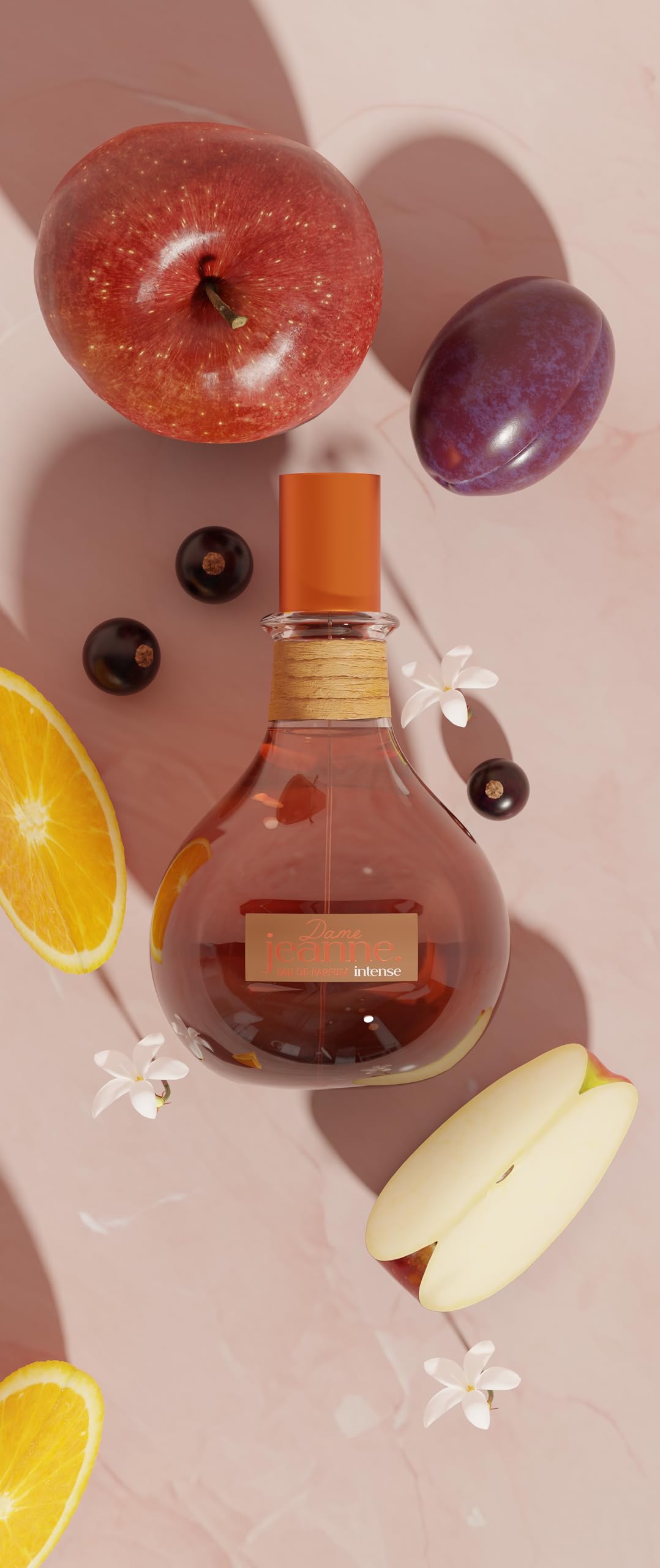JEANNE EN PROVENCE - Damskie perfumy Dame Jeanne Intense - Woda perfumowana - Butelka z rozpylaczem 75 ml - Wyprodukowano we Francji w Grasse