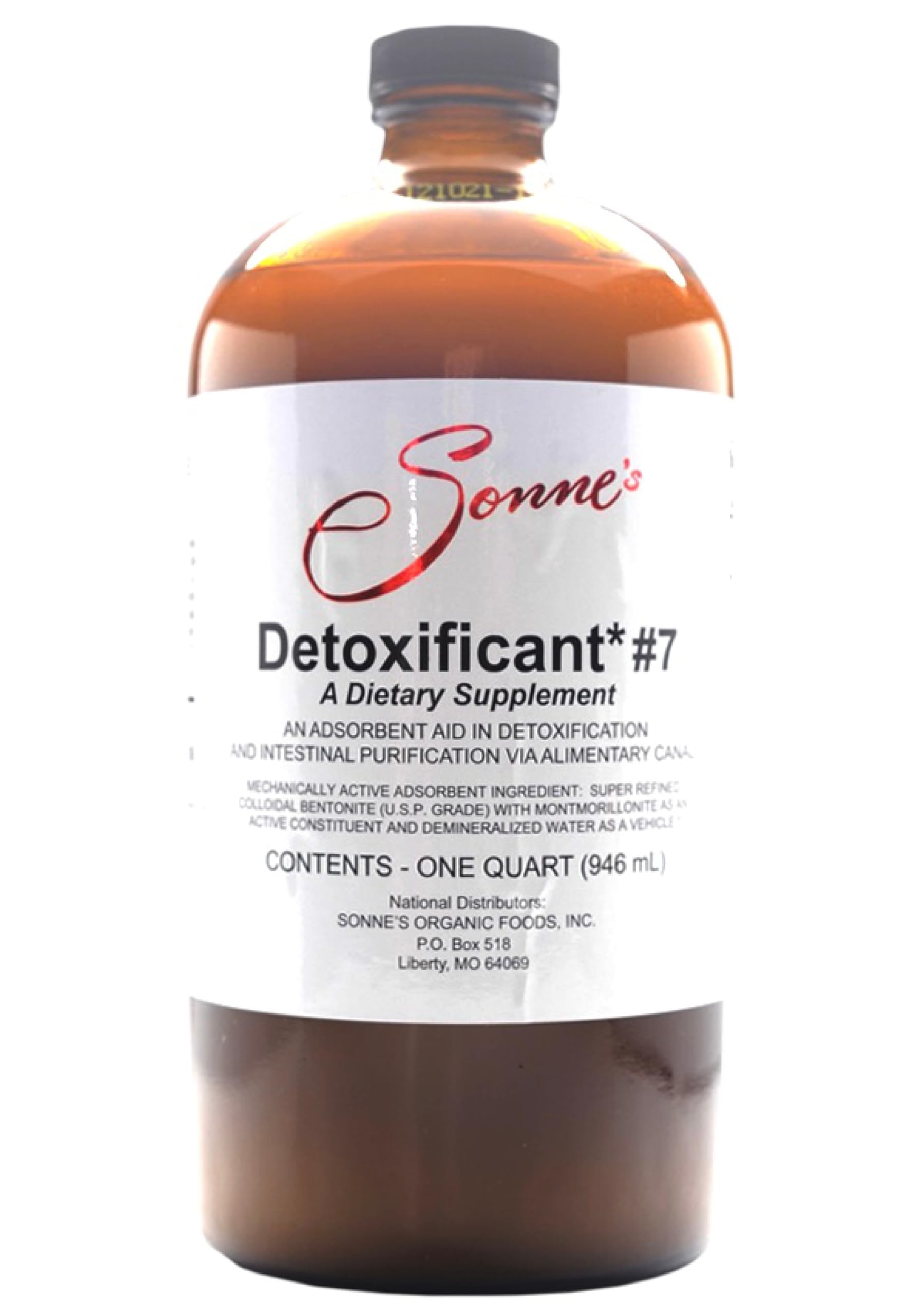 Sonne's - Detoxifying Liquid Hydrated Bentonite Clay #7, 32 Oz