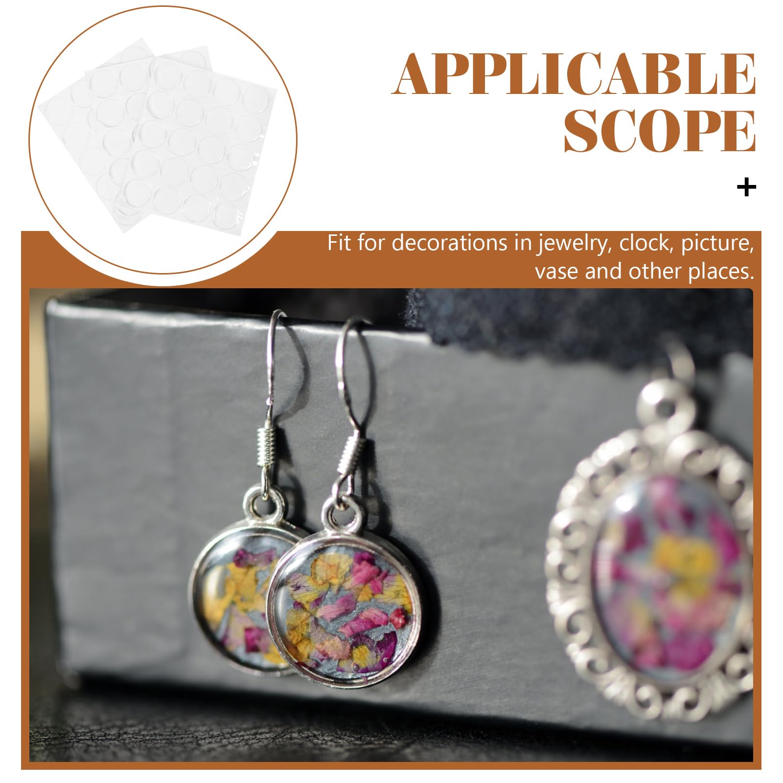 40 Cabochon Resina Forma Di Biscotto: Cuori, Stelle, Cerchi E Quadrati Per Gioielli Fai Da Te - 2