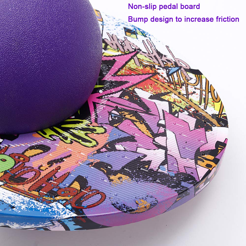 Pogo Ball with Colorful Light & Music Toys for Kids & Adults up to 200 lb, Balance Bounce Board Jumper Birthday Gifts for Boys Girls Children's Day - Image 5