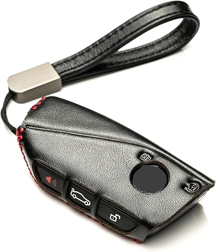 Vitodeco Funda de piel auténtica compatible con BMW X5 2024, BMW X6 2024, BMW X7, BMW X1, BMW Serie 3, BMW Serie 7, BMW iX, BMW i4, BMW i7 2023 en