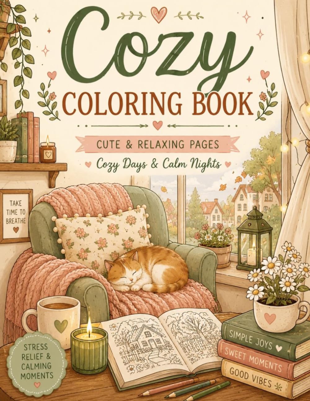 Cozy Critters: A Relaxing Coloring Journey with the Most Adorable Animals: Easy & Adorable Animal Coloring Pages for Adults and Teens — Simple ... for Relaxation, Mindfulness & Creative Joy