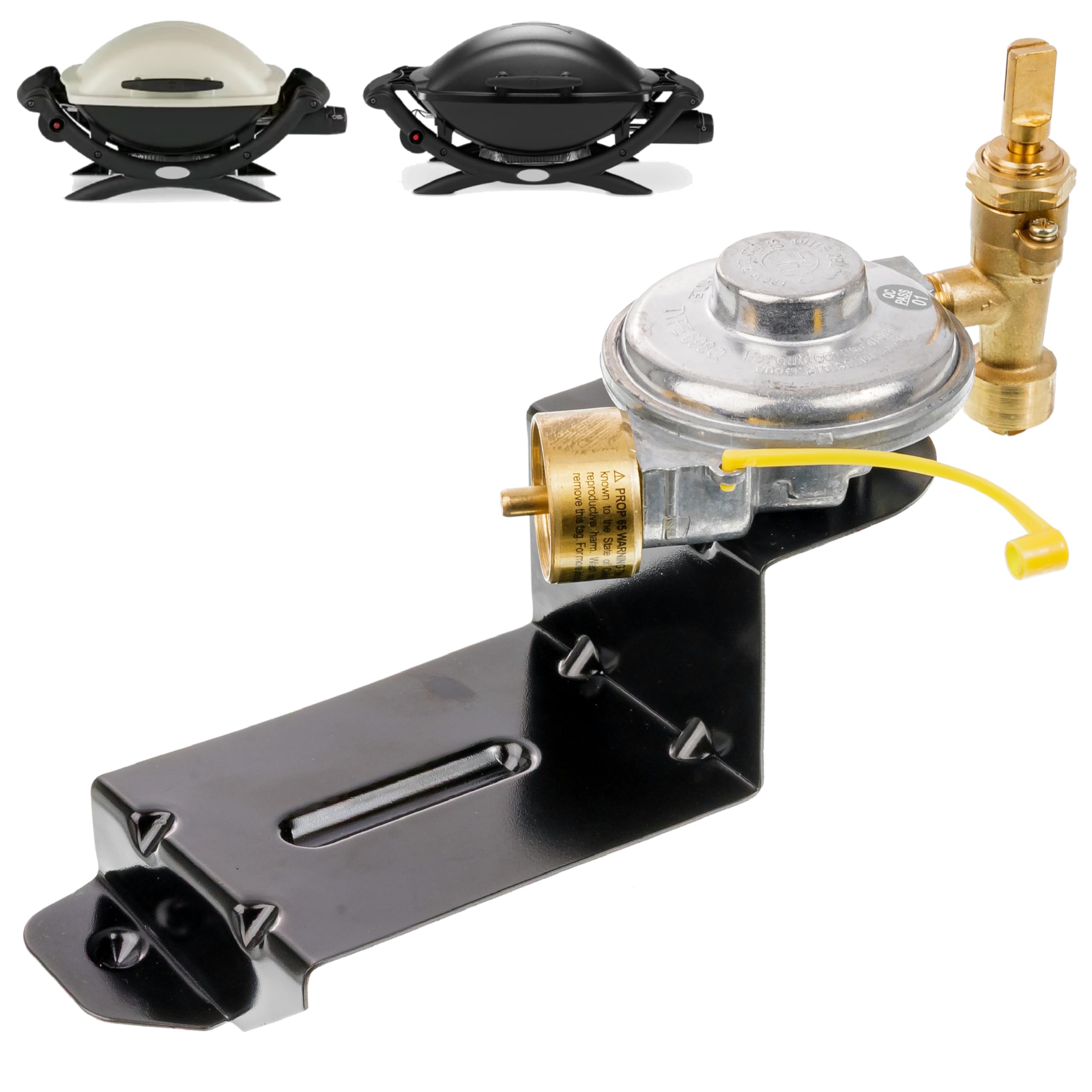 [CSA Certified] BlueStars 64866 Weber Gas Grill Valve Regulator Q1000 Q1200