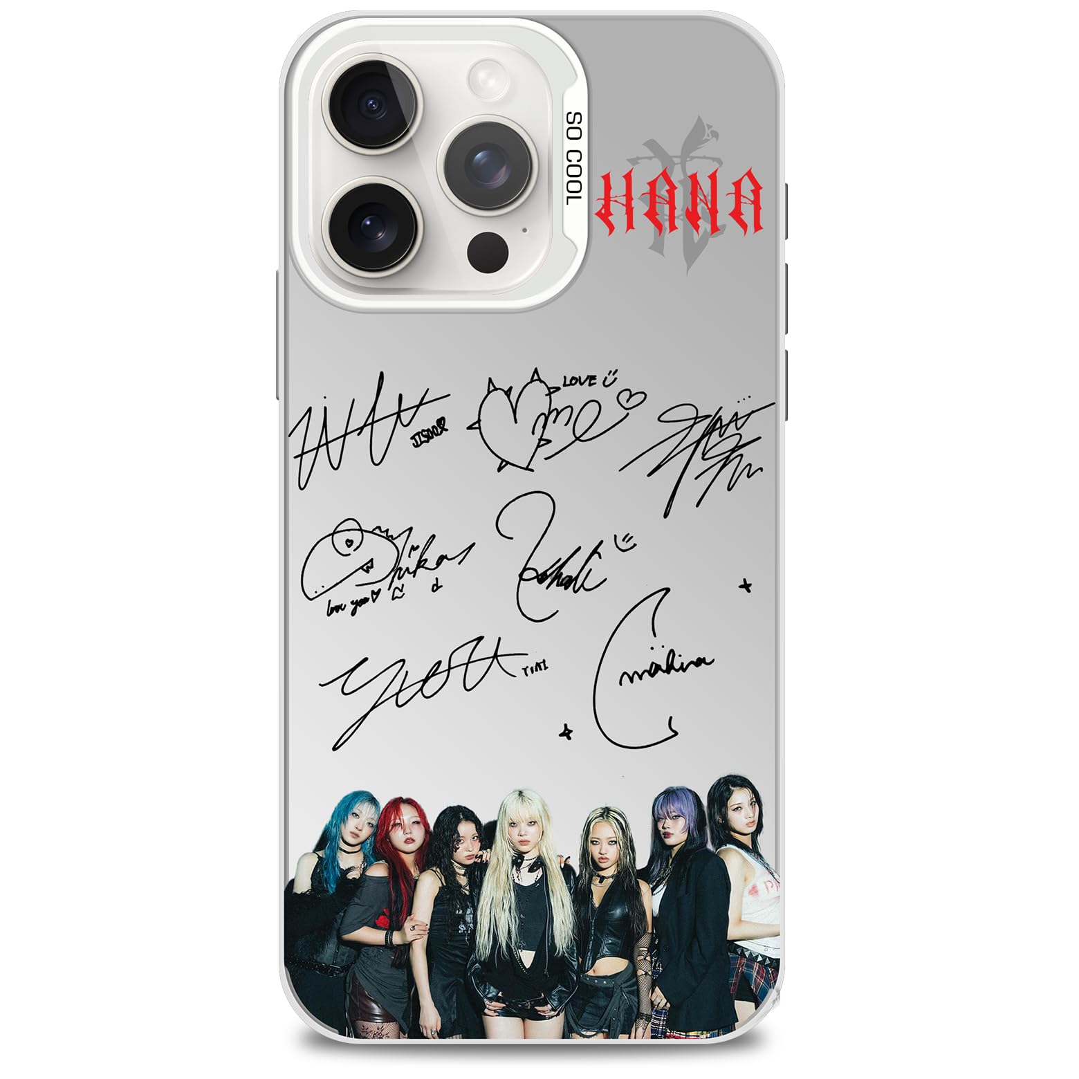ジェズス　直筆サインスマホケース Amazon.co.jp: HANA/My Bodyミラースマホケース-銀 (iPhone XS) : 家電