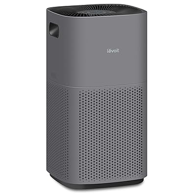 LEVOIT Air Purifiers for Home, Large Room Up to 2933 Ft² With HEPA Sleep Mode, AHAM VERIFIDE, Smart WIFI, PM2.5 Monitor, 3-in-1 Filter For Smoke, Pet Allergies, Dust, Alexa Control, Core 600S-P, White
