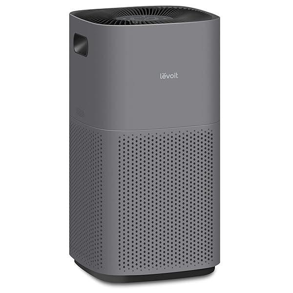 LEVOIT Air Purifiers for Home, Large Room Up to 2933 Ft² With HEPA Sleep Mode, AHAM VERIFIDE, Smart WIFI, PM2.5 Monitor, 3-in-1 Filter For Smoke, Pet Allergies, Dust, Alexa Control, Core 600S-P, White