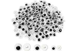 Assorted Black Caroline Button Eyes for Stuffed Animals