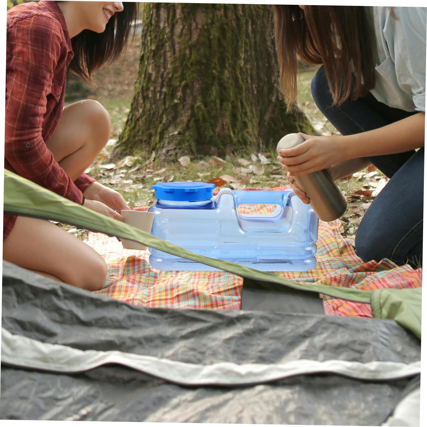 Sosoport 1satz Camping Wasserbehälter Tragbarer Wassercontainer Für Outdoor Picknick Und Notfälle Robuste Wiederverwendbare Wasserkanister Aus Pc-Material Mit Praktischem Tragegriff