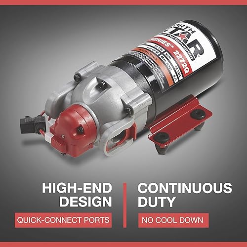 Miniatura 2 de NorthStar Bomba de diafragma rociadora a pedido de 12 V serie NSQ con puertos de conexión rápida - 2.2 GPM