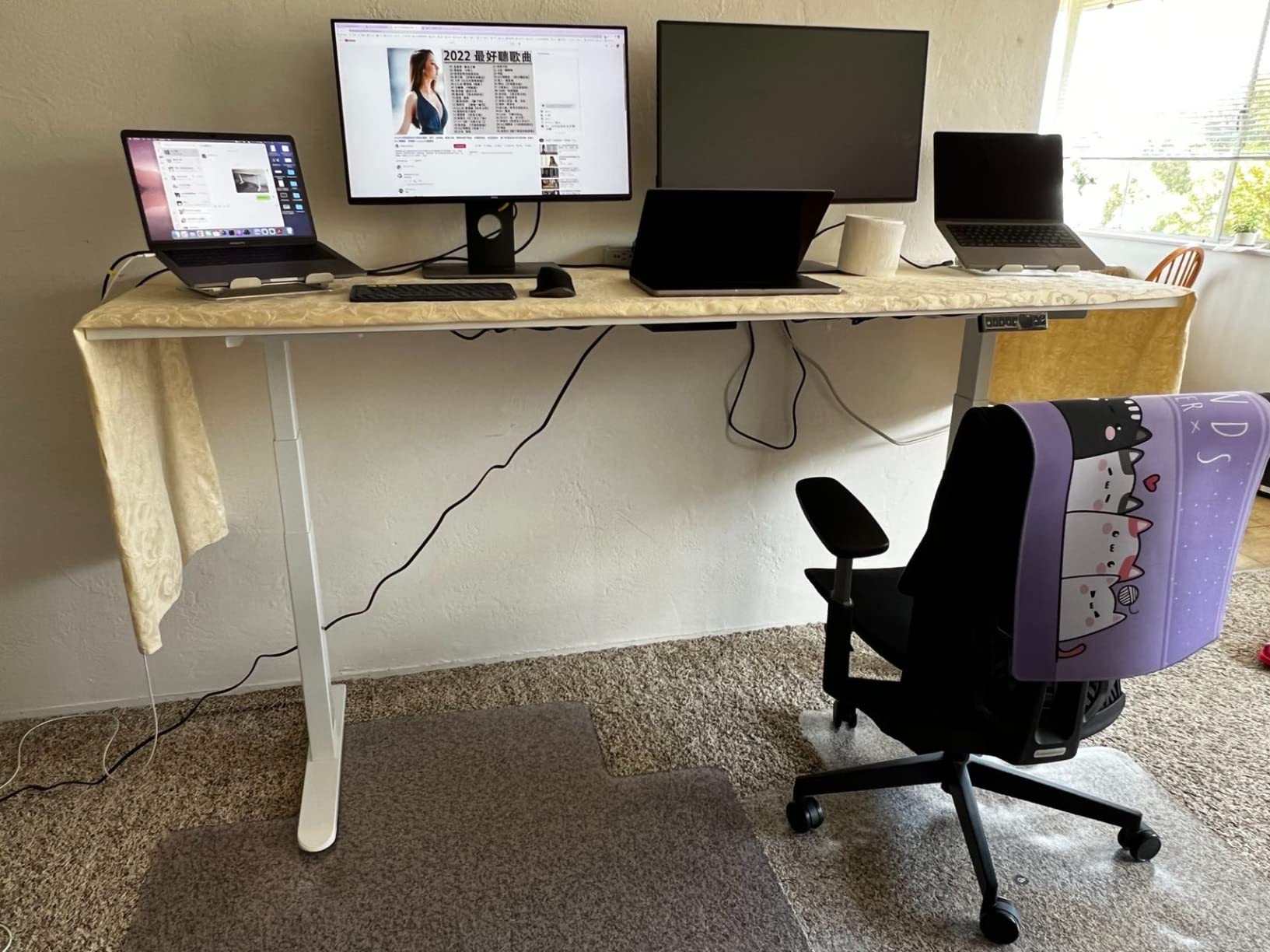 36/mo Finance AIMEZO Heavy Duty Dual Motor Height Adjustable Desk Frame Electric Sit Stand