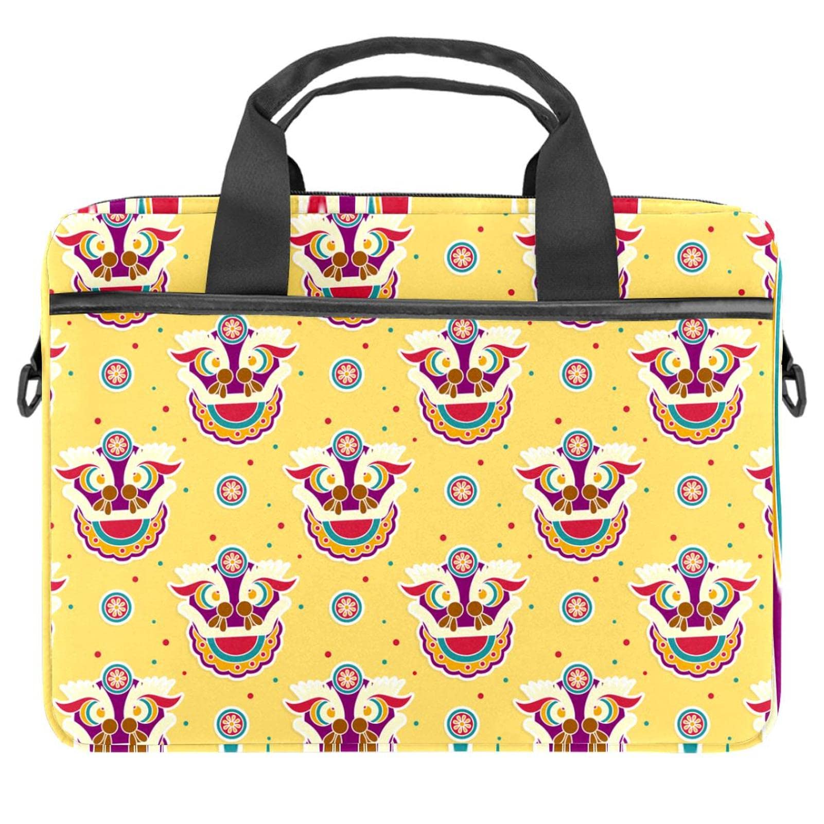 Housse ordinateur 14 pouces lion multicolore idéale pour le bureau et fac - 7