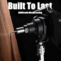 Vista 2 de AEROPRO TOOLS - Clavadora de palma neumática con punta magnética, pistola de clavos para colgadores de vigas, clavadora de conector de metal, mini