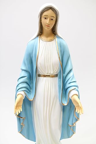 Miniatura 4 de Vittoria Collection Estatua italiana de 31 pulgadas de Nuestra Señora de Gracia hecha en Italia para interiores y exteriores