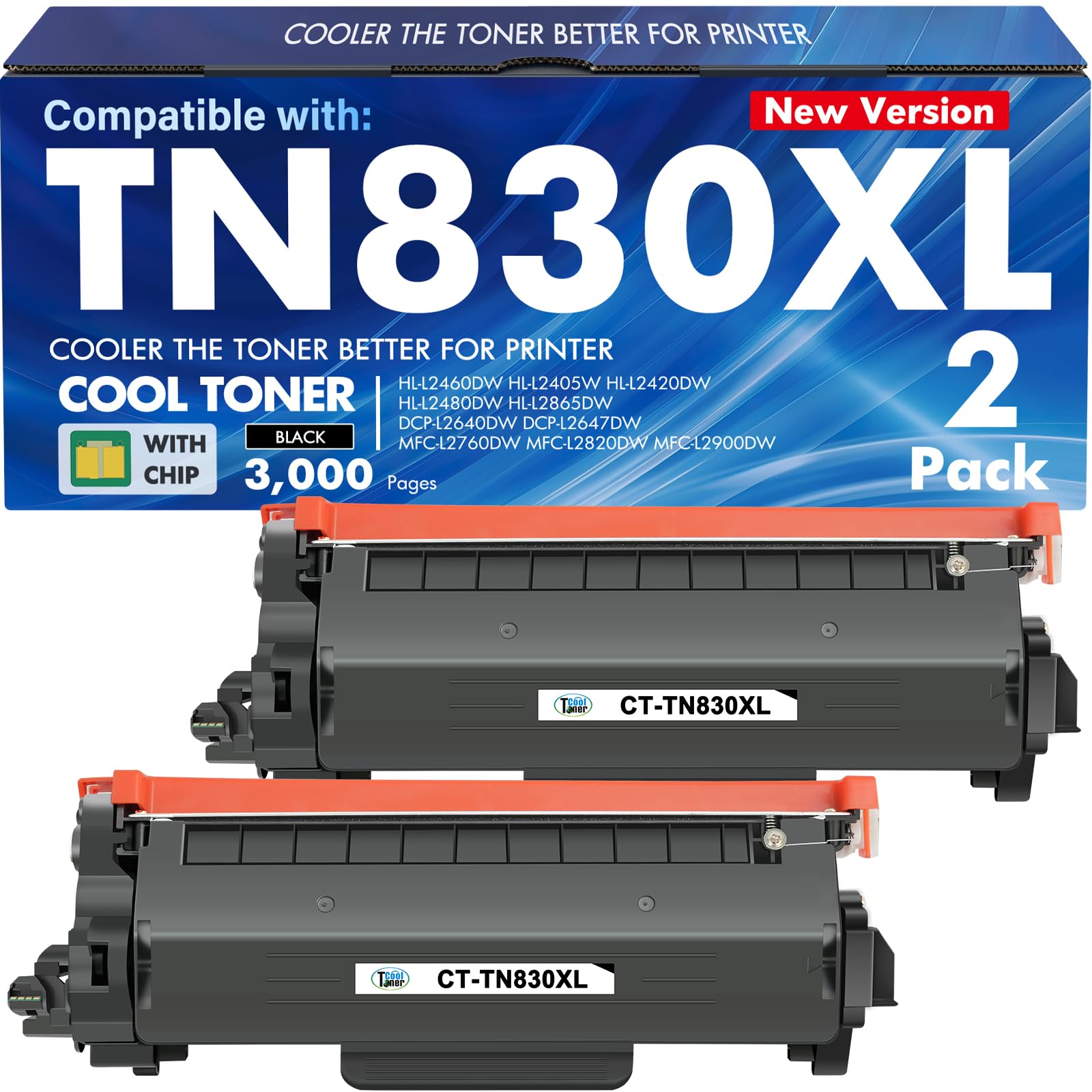 Cool Toner TN830XL 2-Pack