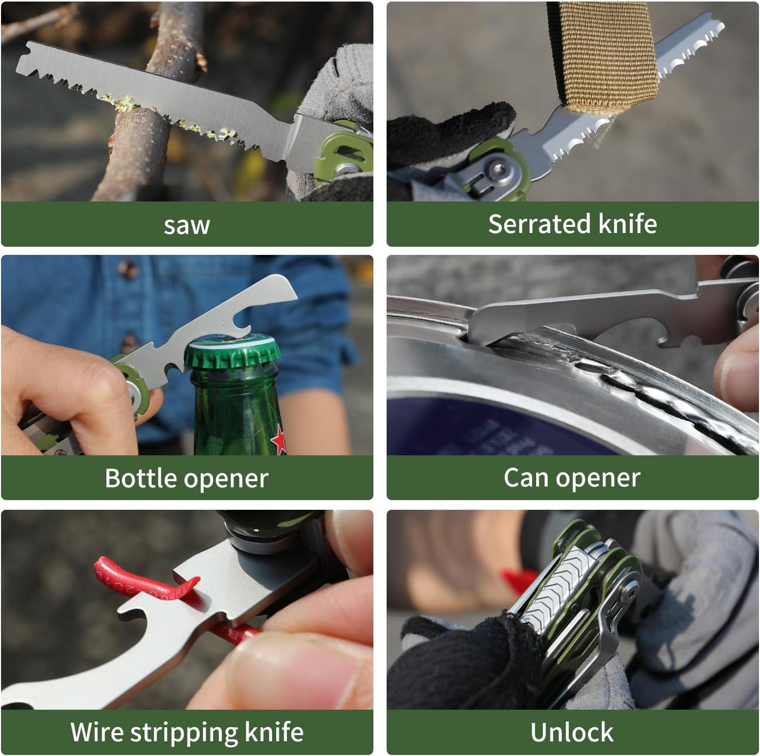 10 in 1 multitool,Pocket EDC,pocket tools,household folding scissors,wooden saw,express delivery,screwdriver,D2 stainless steel,camping utility tools,Outdoor,Safety hammer,Men's gift