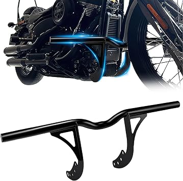 Motorcycle Crash Bar Engine Support Bar Engine Guard Highway Bumper Engine Protector for Harley Davidson Softail Softail Low Rider Street Bob Fat Boy 114 Breakout FXST 2018-2025