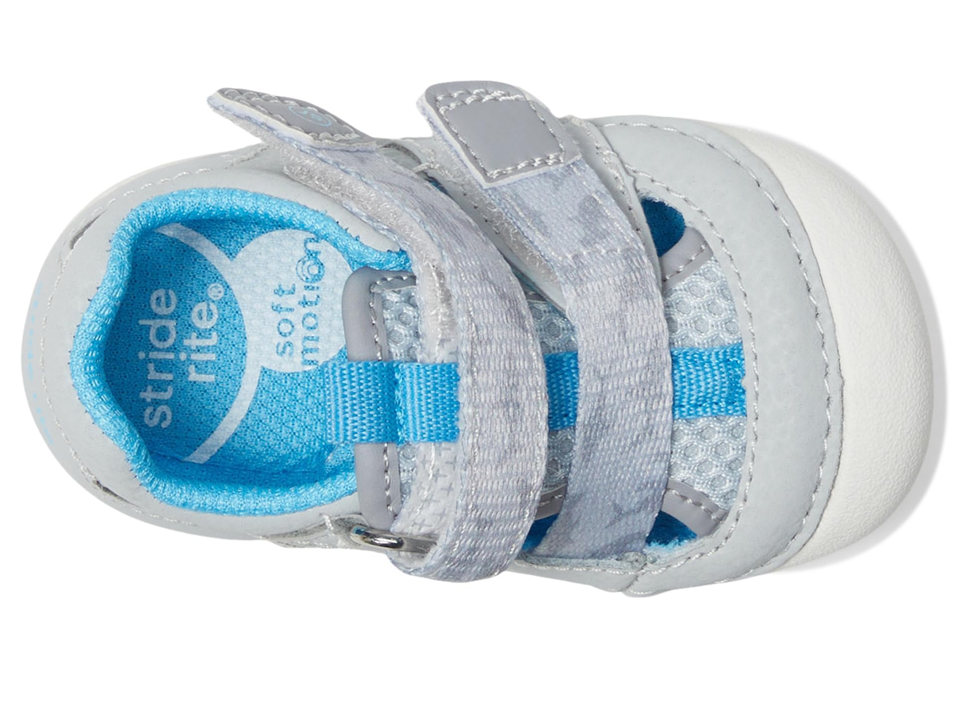 Stride Rite Kids SM Gaia (Infant/Toddler) Sandal, Grey, 5 US Unisex