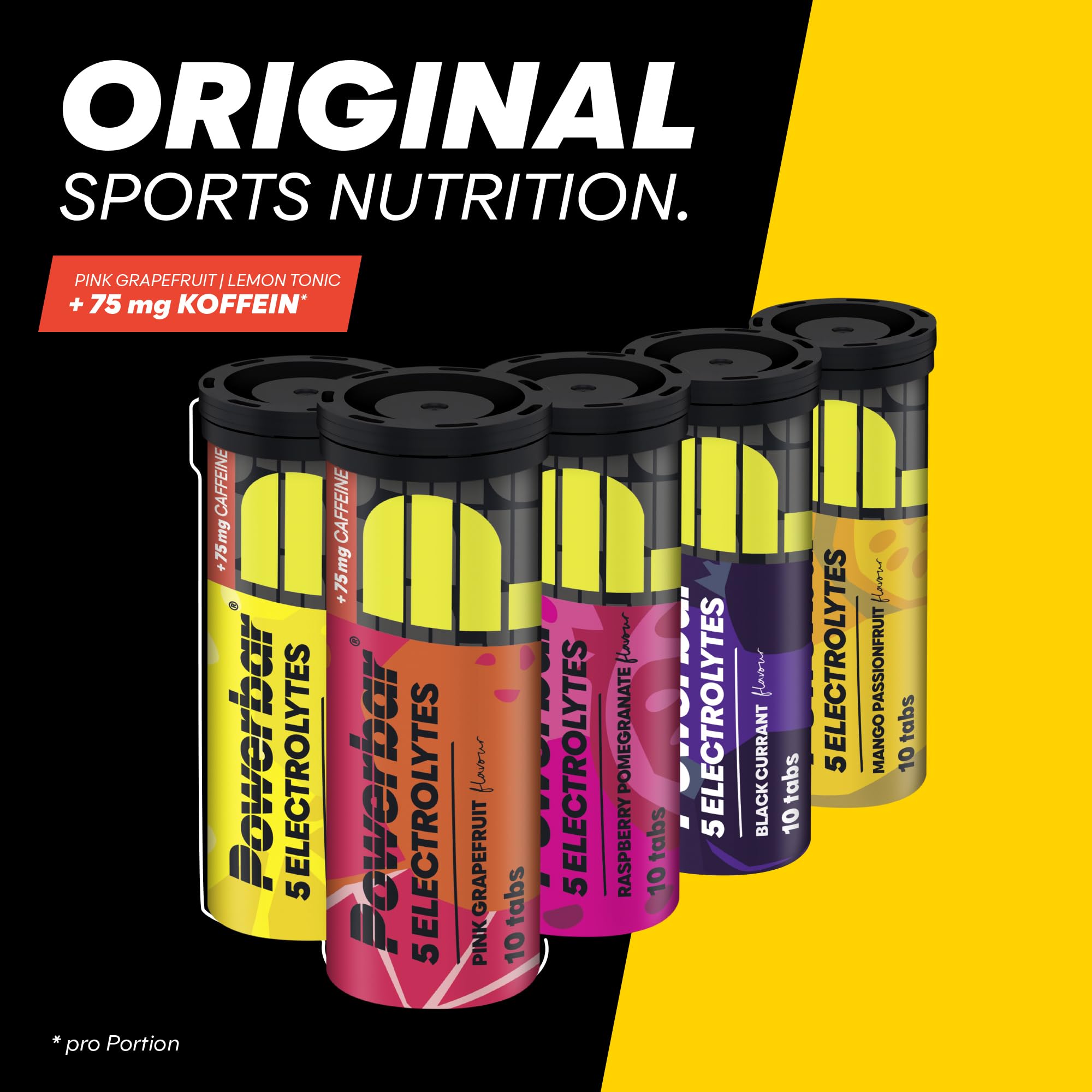 PowerBar 5Electrolytes Sports Drink 10er Brausetabletten 12er Pack Lemon Tonic