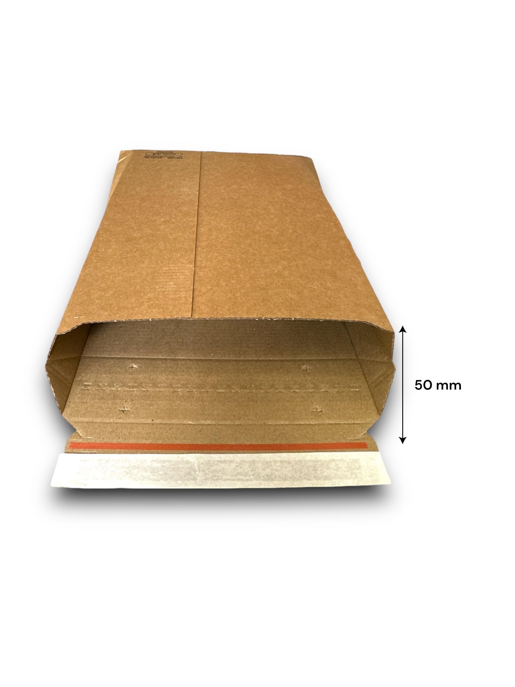 200 x Versandtaschen Wellpappe DIN A4-250 x 353 mm selbstklebend - Versandtaschen aus Karton für Elektronik Bücher Transport - Warensendung Versandverpackung (200)