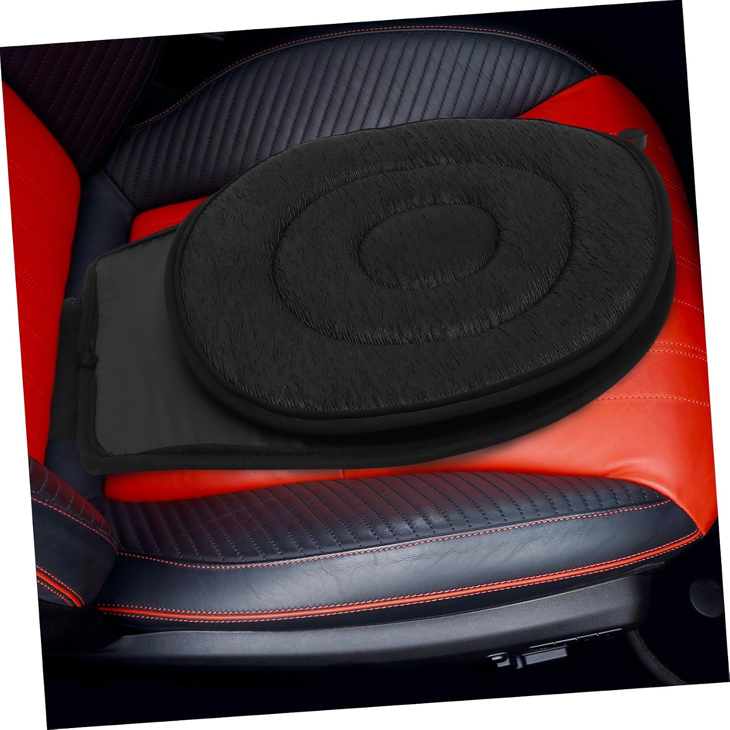 CHILDWEET 1pc Car Seat Swivel Cushion Rotating Seat Pad Lumbar Support Elderly Comfortable Cushion