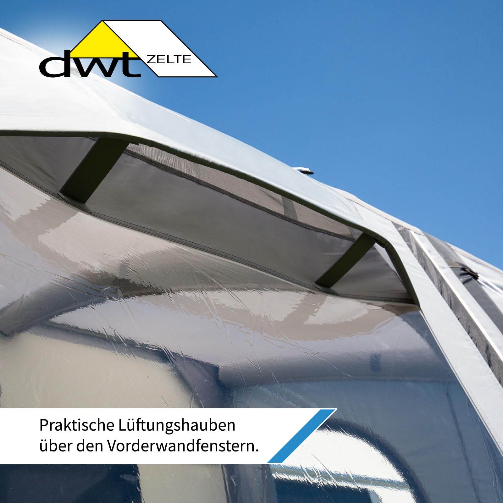 DWT Wohnwagen Vorzelt Speed Air/High, ideal für Reisecamping, leicht & aufblasbar