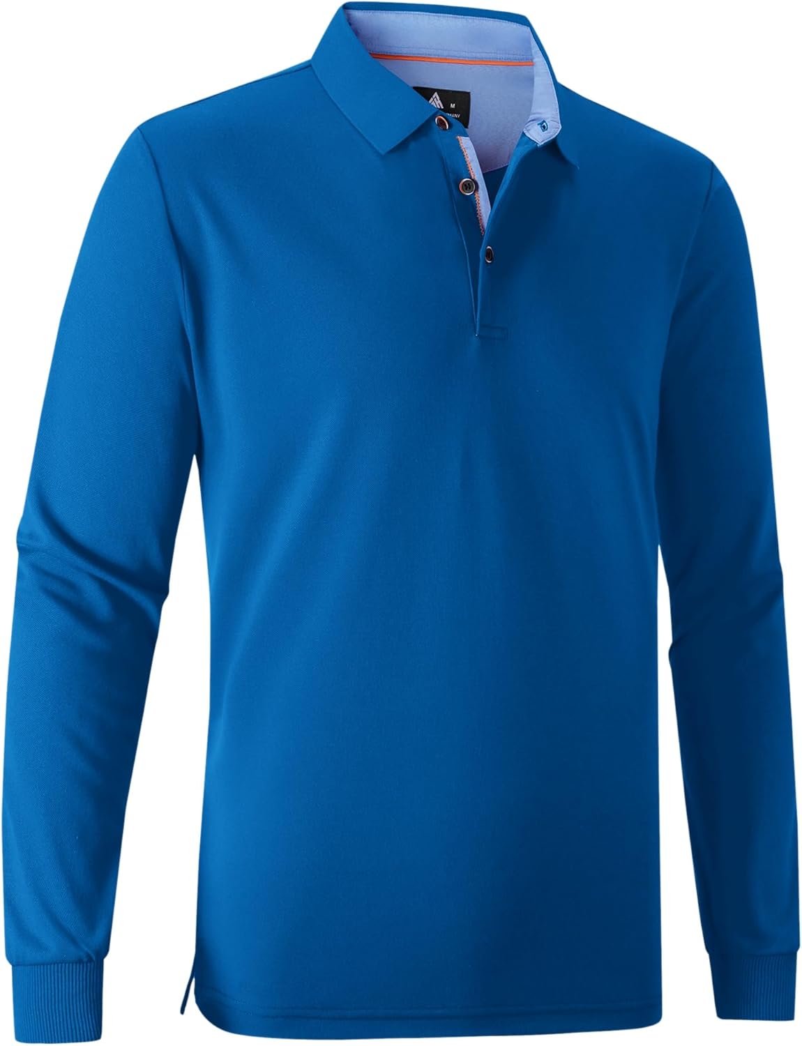 SWISSWELL Long Sleeve Polo Shirts for Men collared Performance Golf Shirts Casual Workwear Office - Image 2