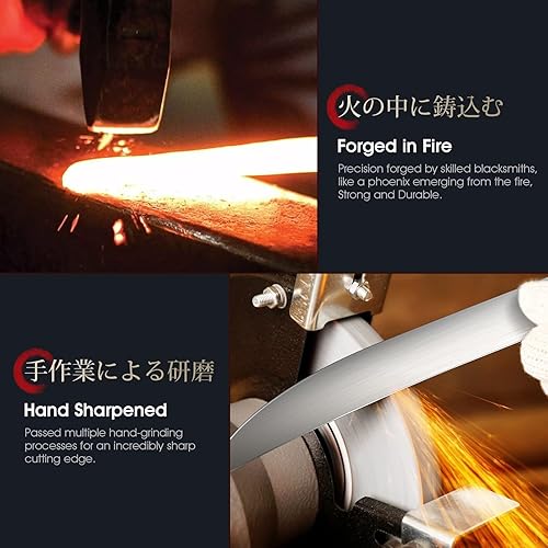 Miniatura 9 de Huusk Cuchillo de pechuga de 11 pulgadas, cuchillos para cortar carne, cuchillos afilados de barbacoa para carnes, costillas, asados, regalos para