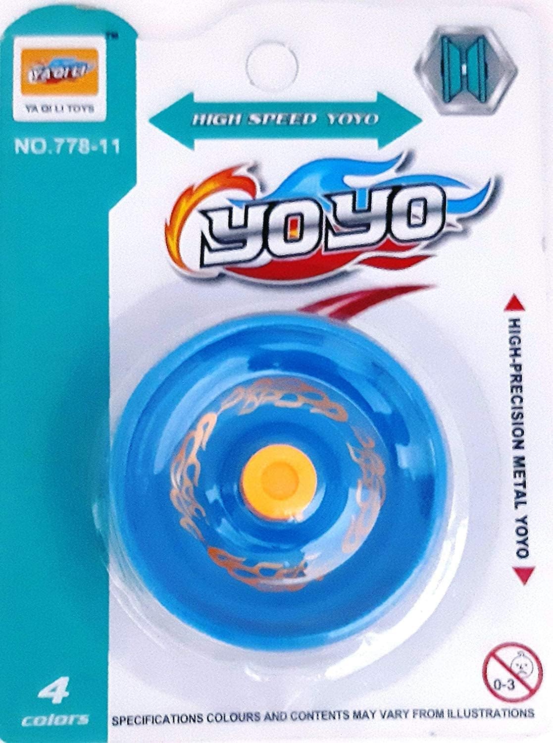 Storio Metal Yoyo Spinner Toy (Colour May Vary)
