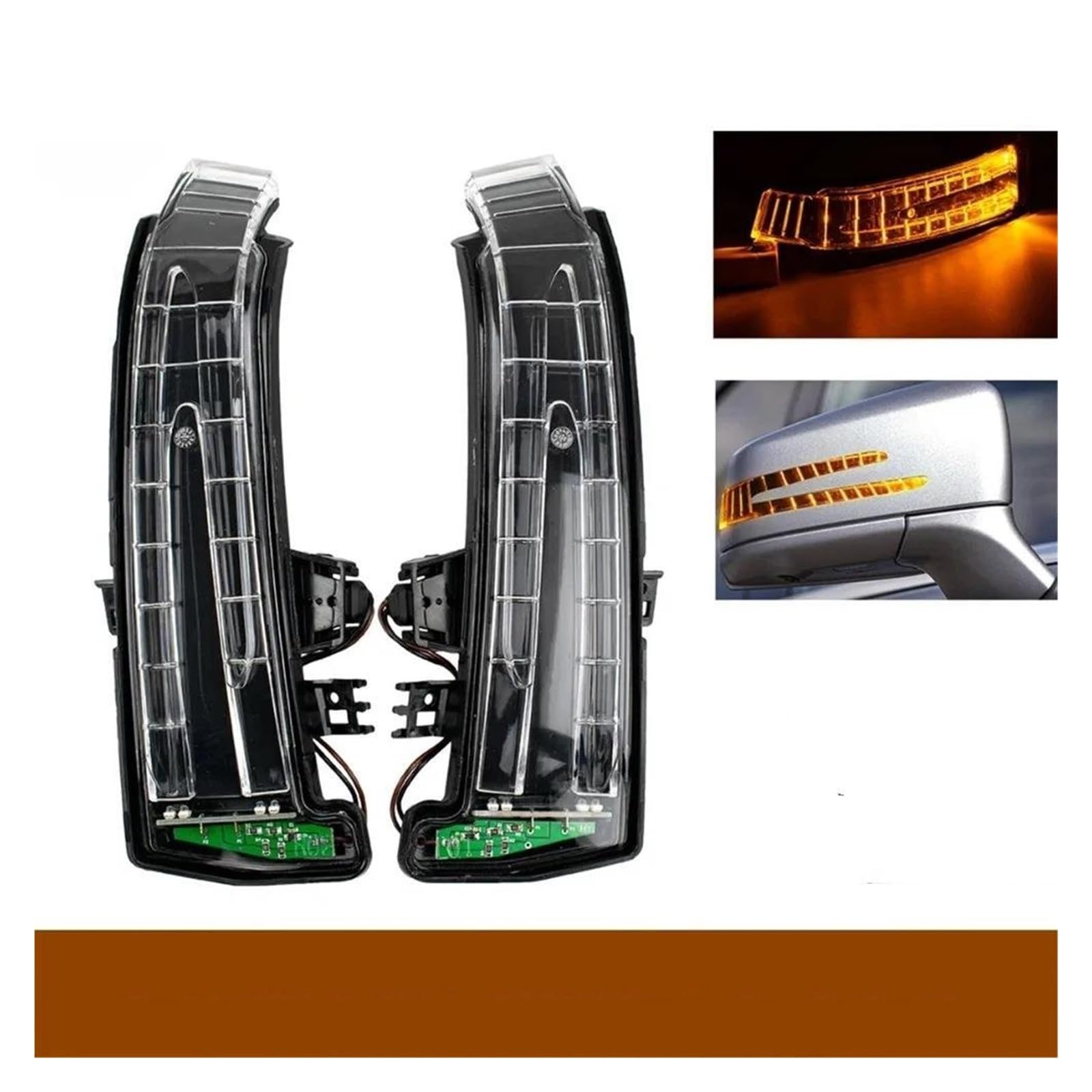 Intermitente Led Para Mercedes Para Benz W176 W204 W212 W218 W221 W246 C117 X156 X204 2007-2018 Luz De Señal Giro Espejo Lateral(bien)