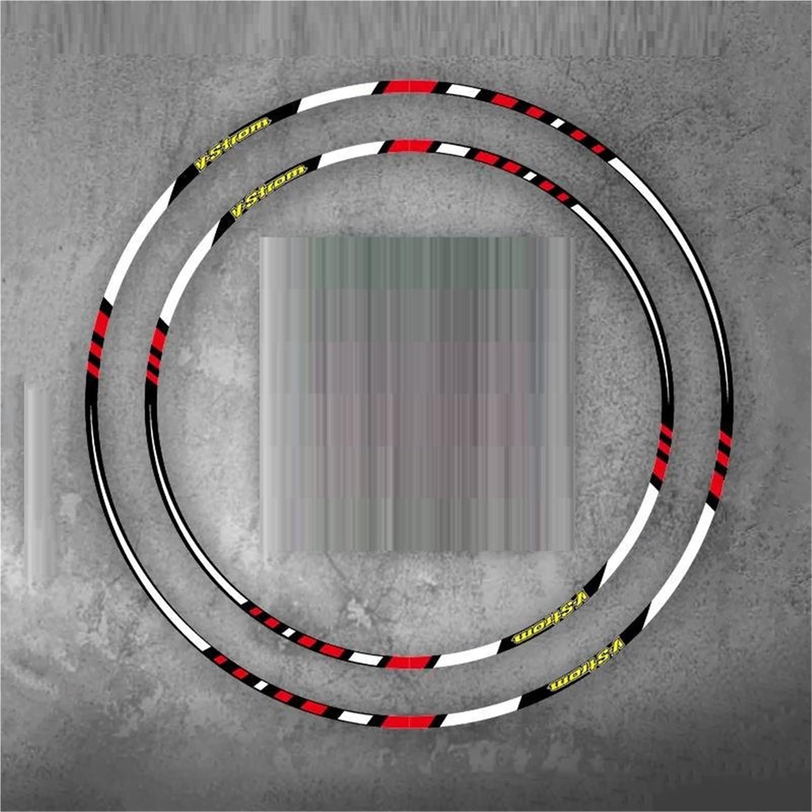 Motorcycle Wheel Stickers Rim Reflective Decals Logo Accessories for Suzuki DL650 DL1000 V Strom 1050 XT 650 V-Strom(Color7)