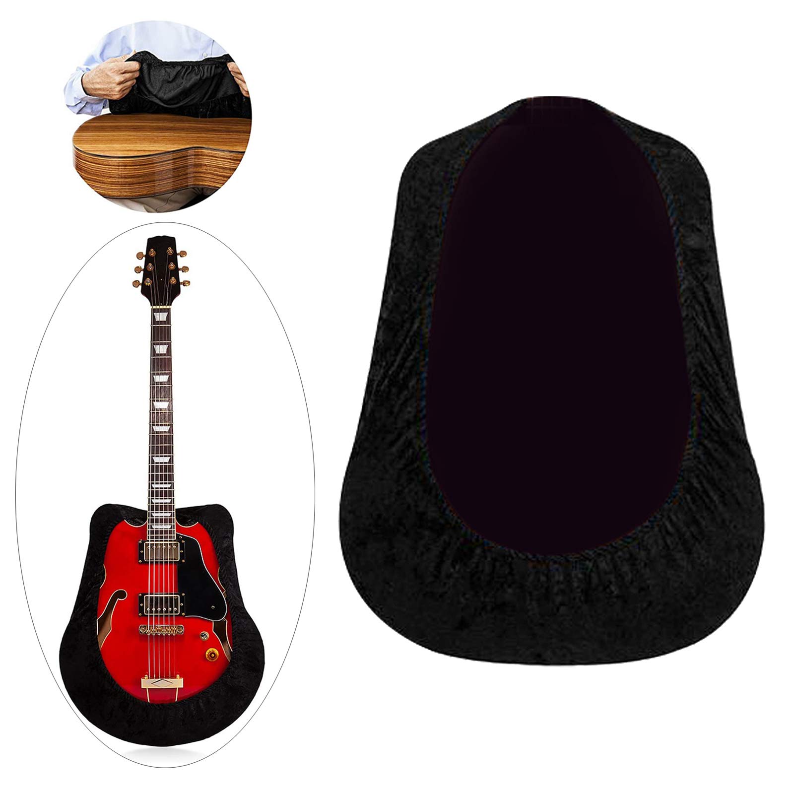 Funda Protectora Universal para Guitarra, Funda Protectora, Terciopelo Clásico Acústico